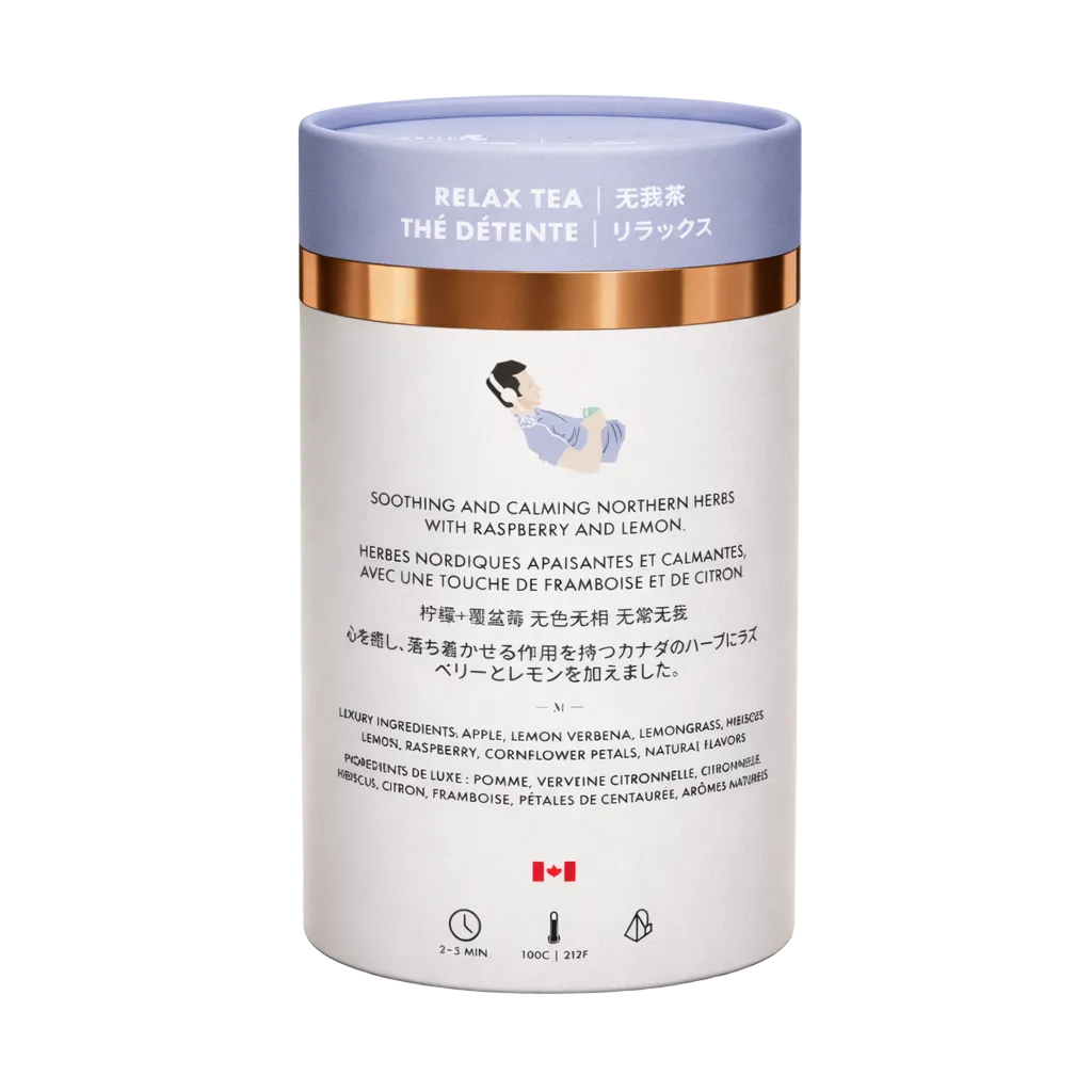 Relax Luxury Herbal tea - 24ct Canister