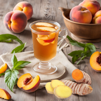 Peach Turmeric Herbal Tea Organic