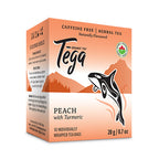 Peach Turmeric Herbal Tea Organic