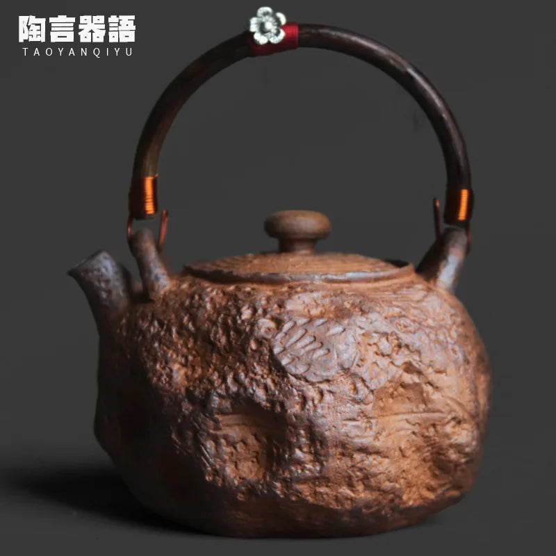 550ml Stone Texture Teapot with Infuser