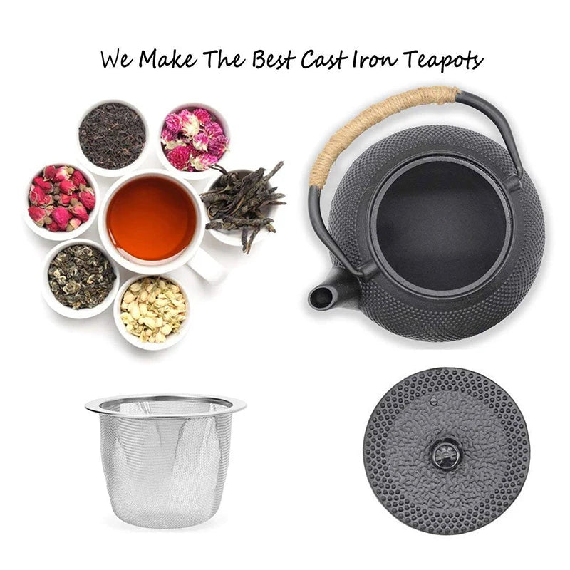Japanese Cast Iron Teapot with Infuser