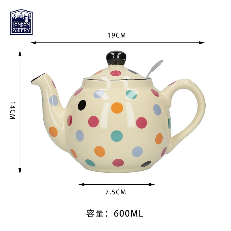 London Pottery 600ml Ceramic Teapot
