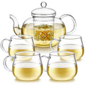 Heatproof Glass Teapot Set (32oz)