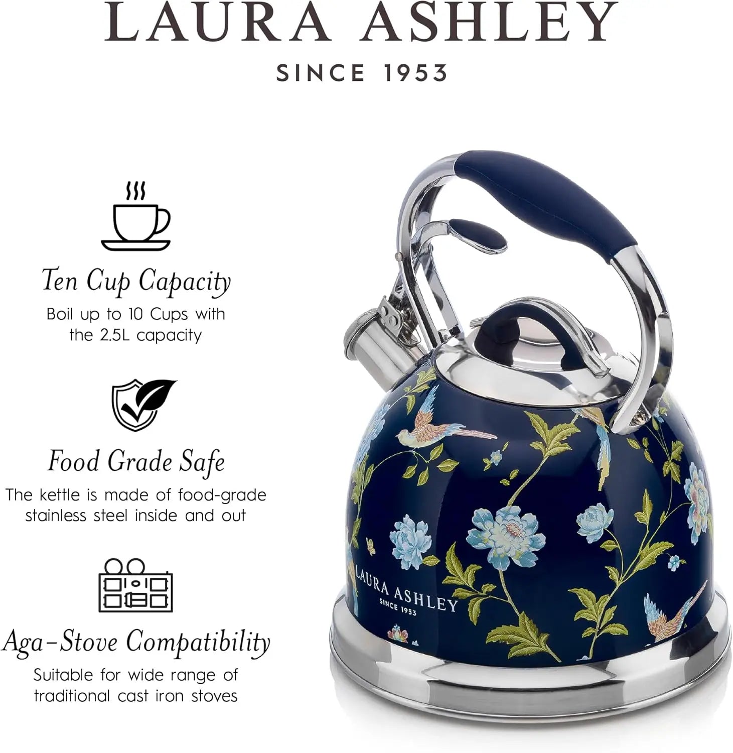 2.5L Stainless Whistling Tea Kettle