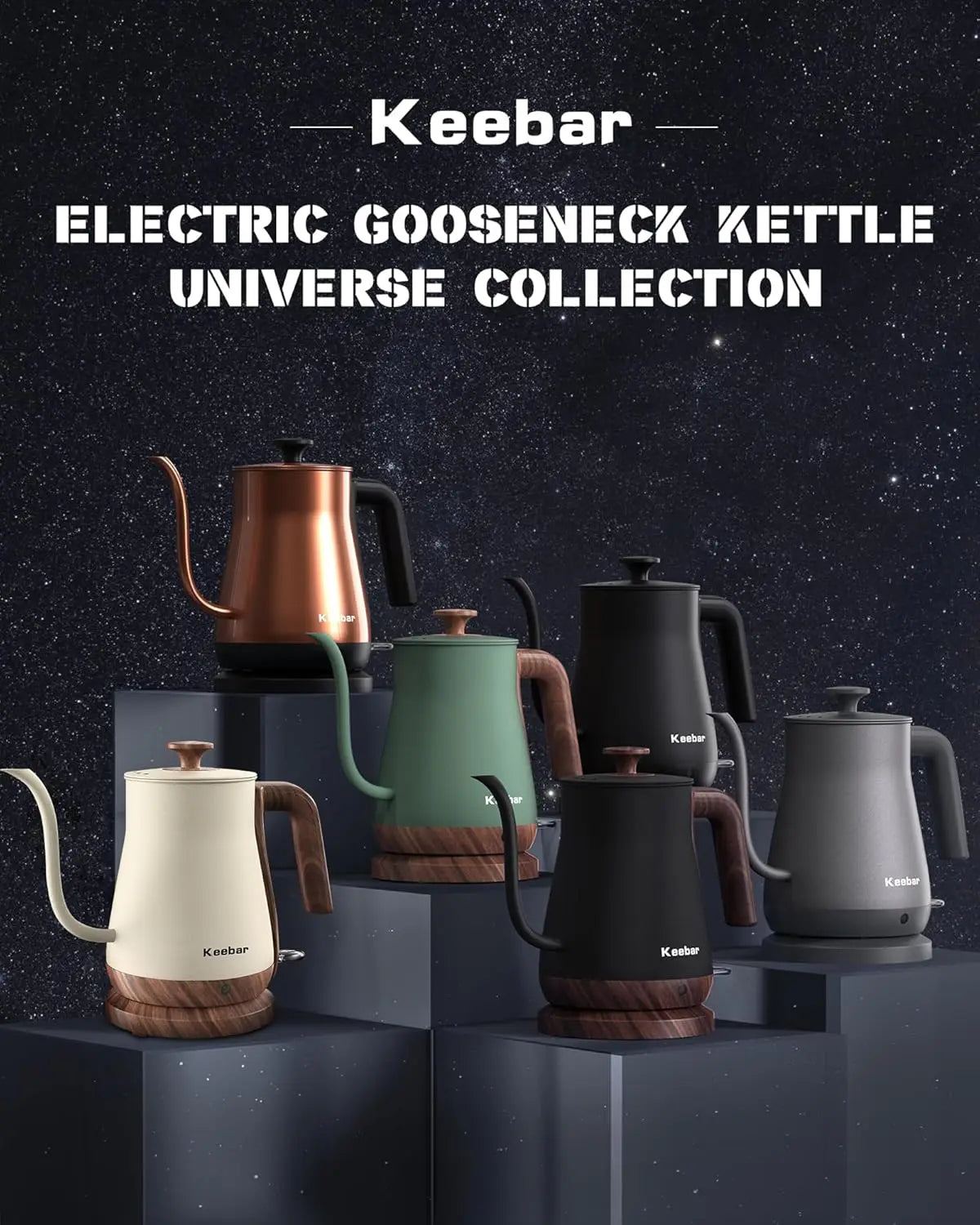 1000W Gooseneck Electric Kettle