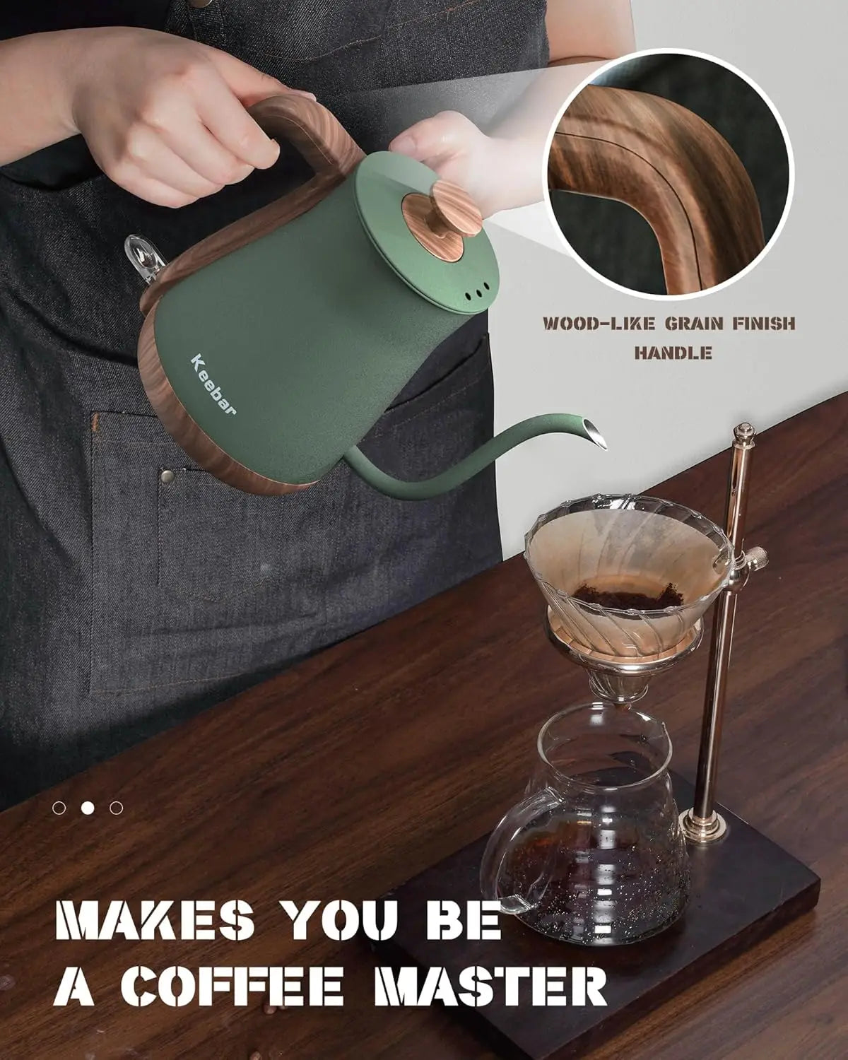 1000W Gooseneck Electric Kettle